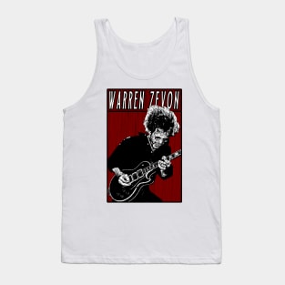 Retro Vintage Warren Zevon Tank Top